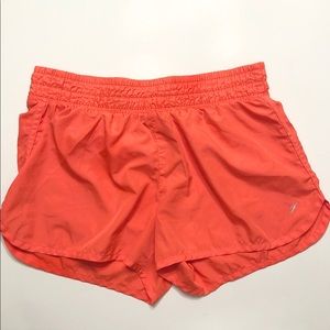 Coral athletic shorts